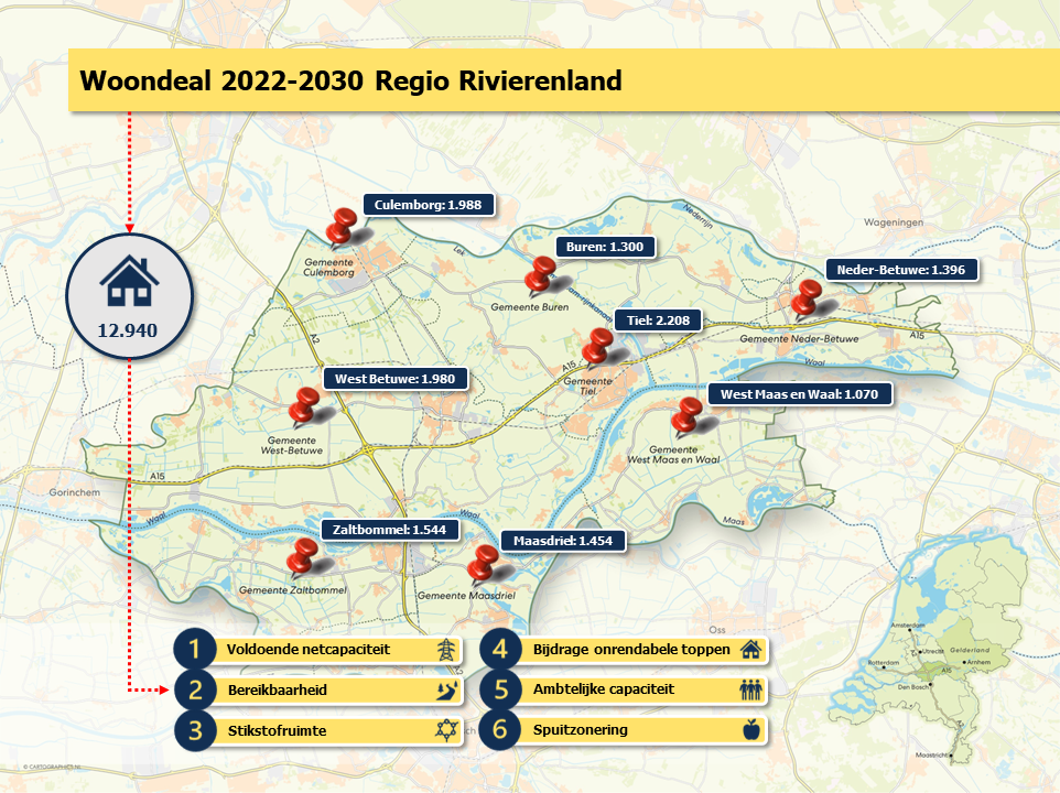 woningen bouwen, fruitdelta, rivierenland, wonen, Tweede Kamer, woondeal